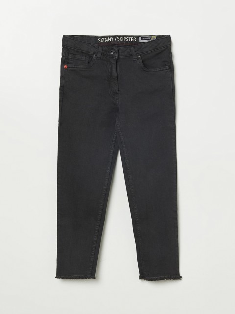

Denimize by Fame Forever Girls Charcoal Skinny Fit Jeans