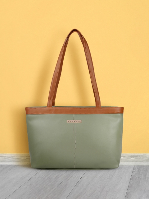 

Caprese Green Solid Shoulder Bag