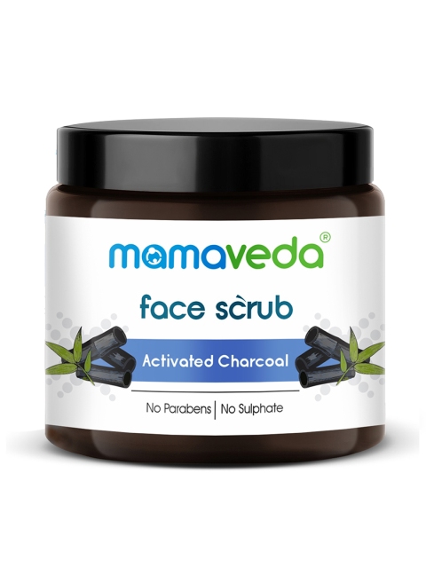 

Mamaveda Activated Charcoal Face Scrub - 100 g, Black