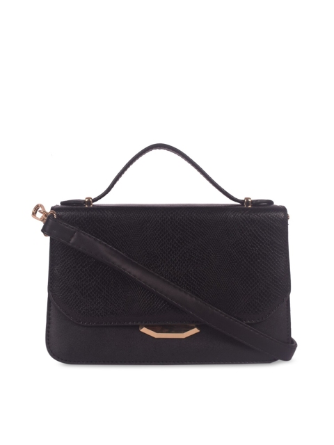 

Bagkok Black Structured Sling Bag