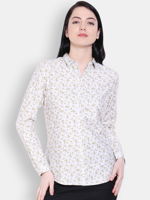 

Allen Solly Woman Women White Printed Casual Shirt