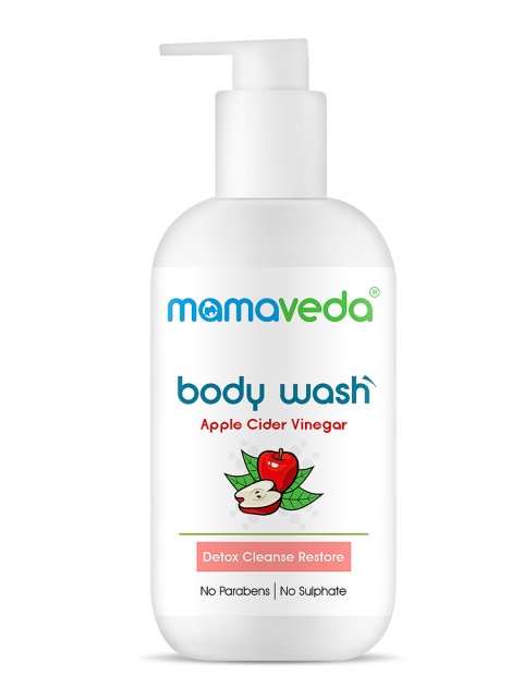 

Mamaveda Organic Apple Cider Vinegar Body Wash - 250 ml, White
