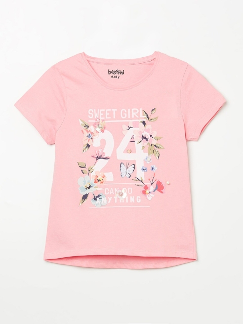 

Bossini Pink Pure Cotton Regular Top