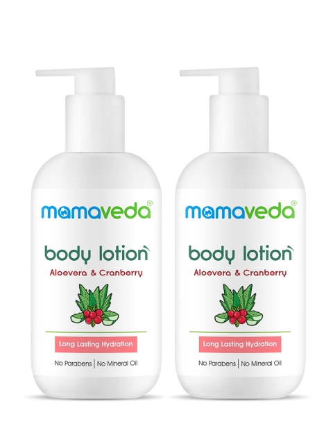 

Mamaveda Green Set of 2 Aloevera & Cranberry Body Lotion