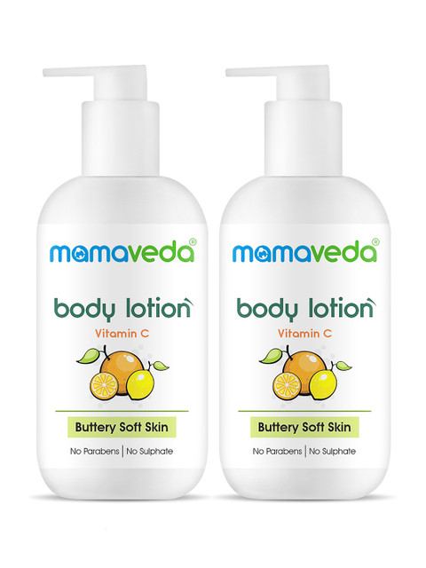 

Mamaveda Set of 2 Vitamin C Body Lotion, Orange