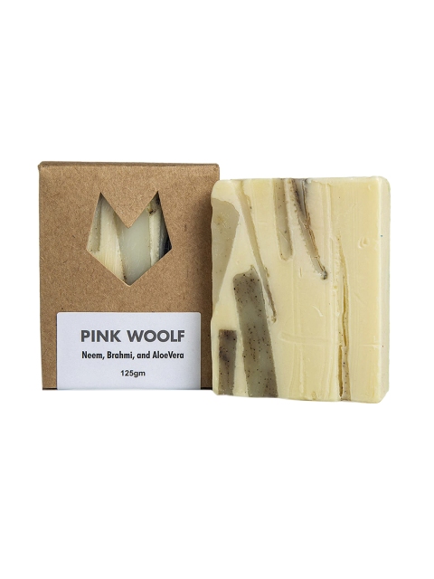 

PINK WOOLF Unisex Organic Bath Soap Bar 125gm, Grey
