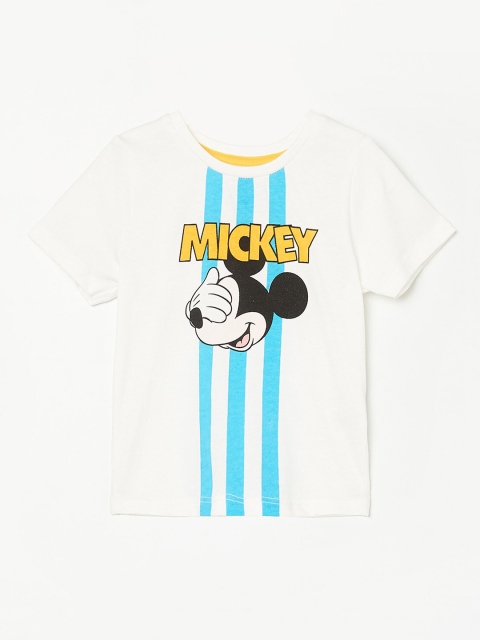 

Juniors by Lifestyle Boys Beige Typography Printed Applique T-shirt