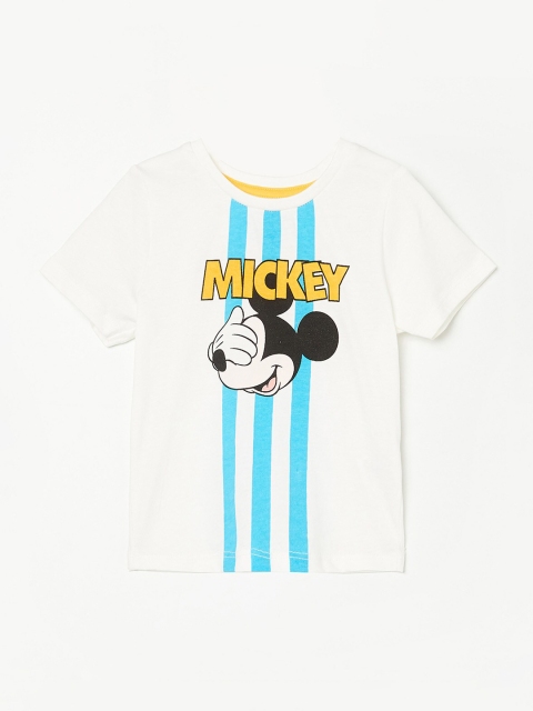 

Juniors by Lifestyle Boys Beige Typography Printed Applique T-shirt