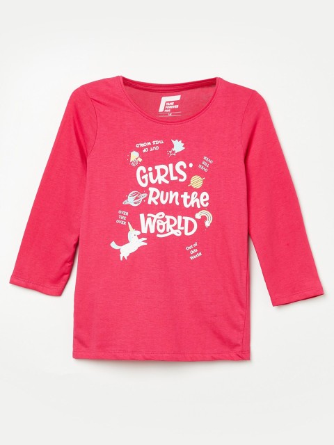 

Fame Forever by Lifestyle Fuchsia Regular Top