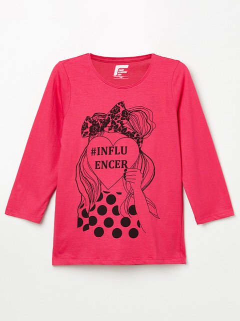 

Fame Forever by Lifestyle Fuchsia Pink Regular Top