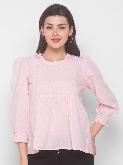 

ZOLA Peach-Coloured Empire Top