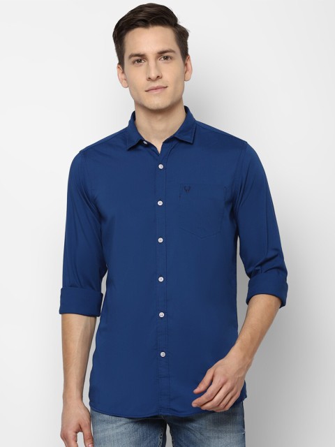 

Allen Solly Sport Men Blue Opaque Casual Shirt