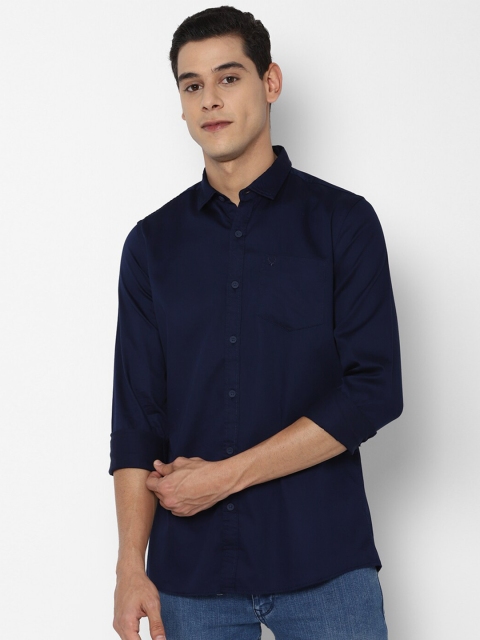 

Allen Solly Sport Men Navy Blue Opaque Casual Shirt