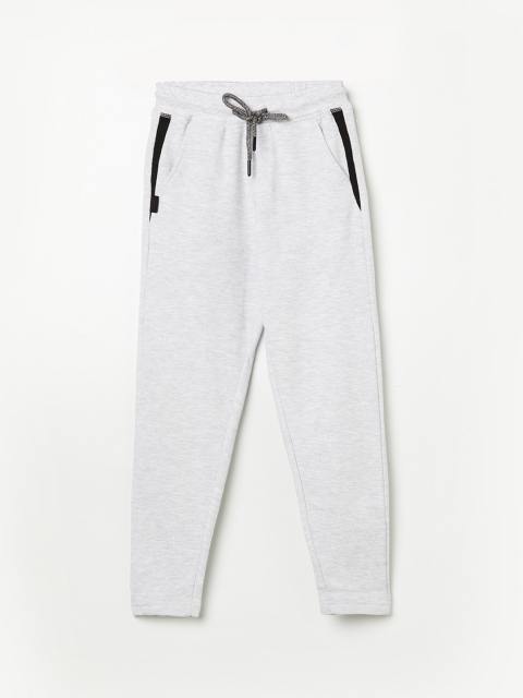 

Denimize by Fame Forever Boys Grey Solid Cotton Track Pants
