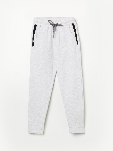 

Denimize by Fame Forever Boys Grey Solid Cotton Track Pants