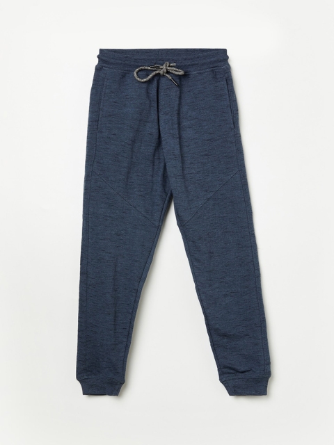 

Denimize by Fame Forever Boys Blue Solid Cotton Joggers