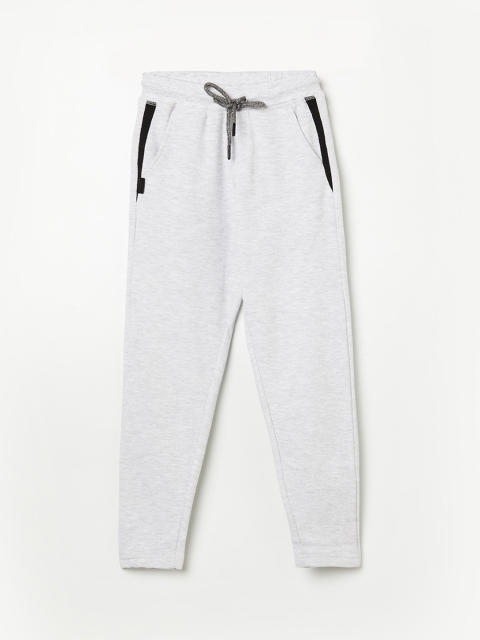 

Denimize by Fame Forever Boys Grey Solid Cotton Track Pants
