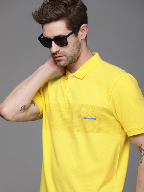 

Allen Solly Sport Men Yellow Polo Collar T-shirt