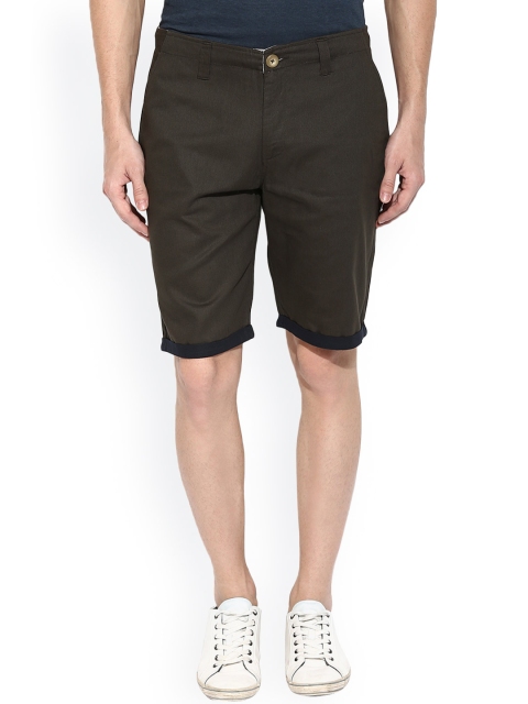 

Rigo Olive Green Slim Chino Shorts