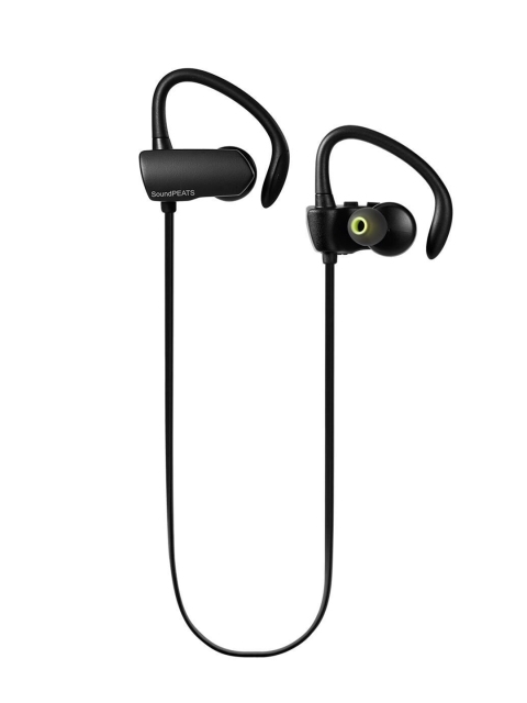 

SoundPEATS Q9A Black Wireless Sweatproof Secure Fit Earbuds with Mic