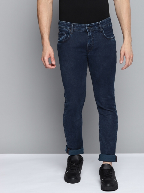 

Indian Terrain Men Navy Blue Tapered Fit Stretchable Jeans