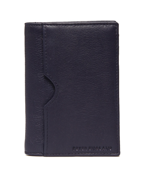 Peter England Men Purple Leather Wallet available at myntra for Rs.539