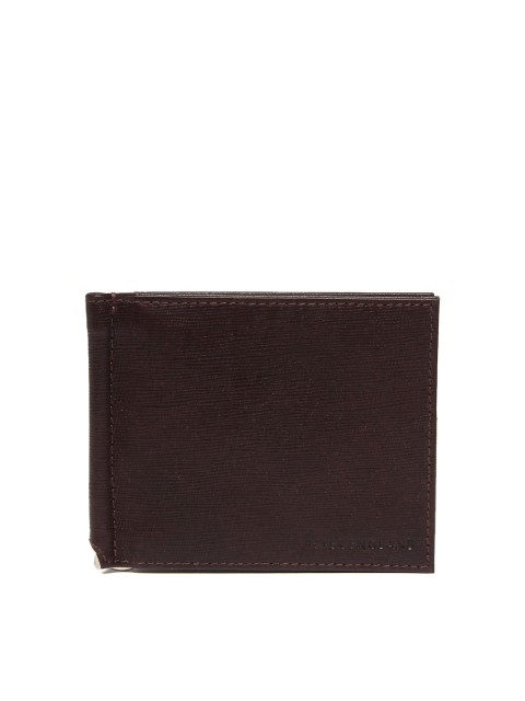 

Peter England Men Brown Leather Card Holder