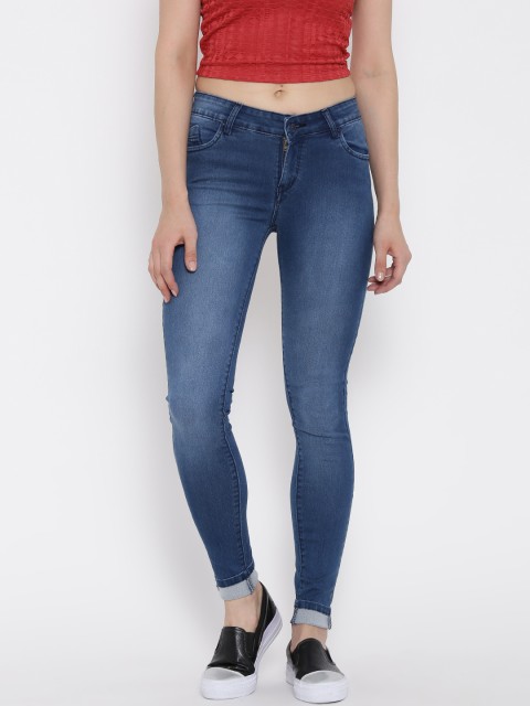 

Devis Women Blue Slim Fit Mid-Rise Clean Look Jeans