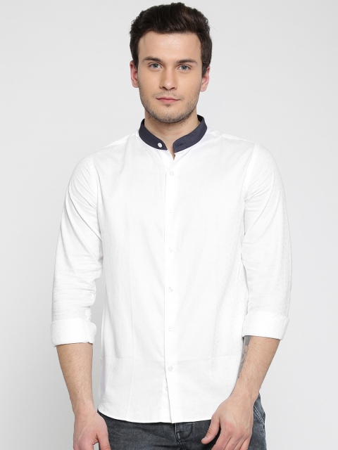 

United Colors of Benetton Men White Casual Shirt