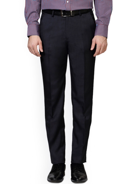 

Peter England Grey Slim Fit Formal Trousers