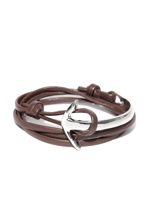 

The Bro Code Men Brown Wrap-Around Bracelet