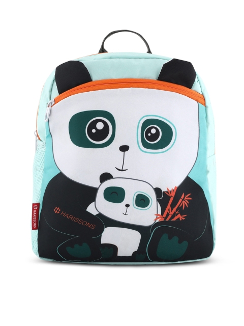 

Harissons Unisex Sea Green & Orange Graphic Backpack