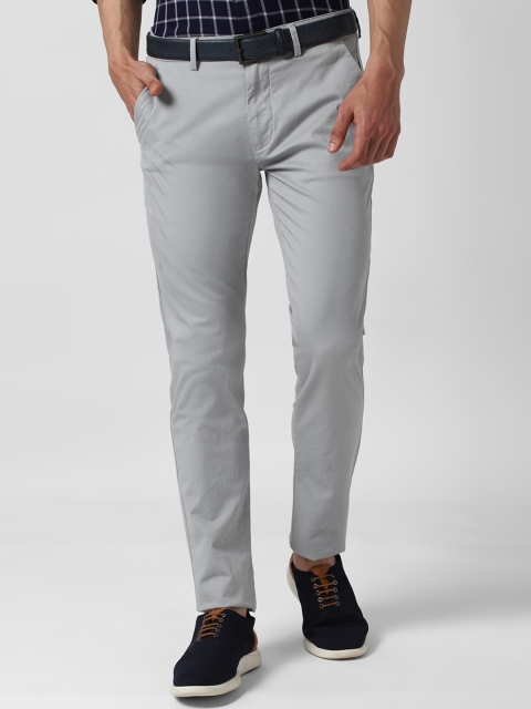 

Peter England Casuals Men Grey Trousers