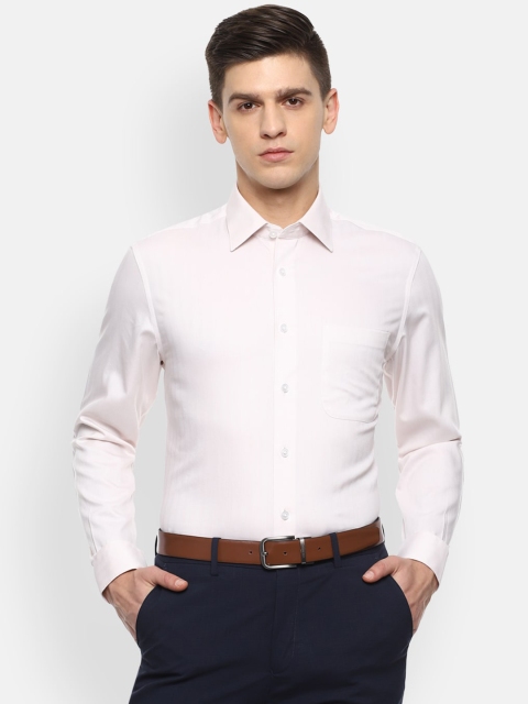 

Louis Philippe Permapress Men White Opaque Pure Cotton Formal Shirt