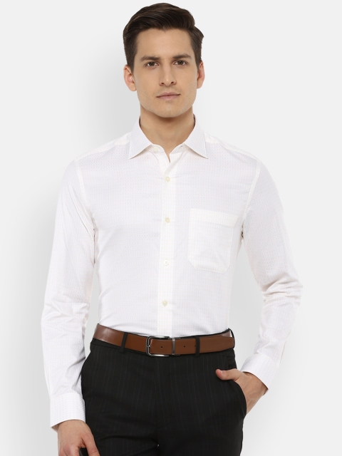 

Louis Philippe Gods & Kings Men White Opaque Formal Shirt