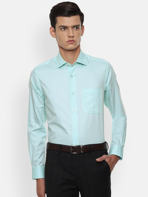 

Louis Philippe Gods & Kings Men Blue Opaque Formal Shirt