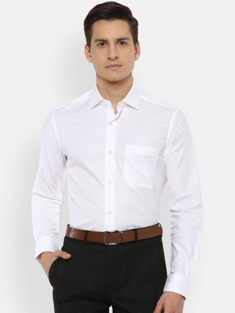 

Louis Philippe Gods & Kings Men White Opaque Formal Shirt