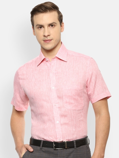 

Louis Philippe Men Pink Opaque Formal Shirt