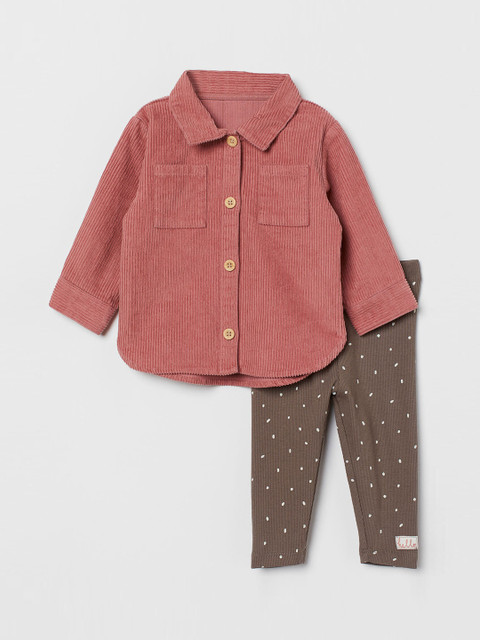 

H&M Girls Pink & Brown 2-Piece Set