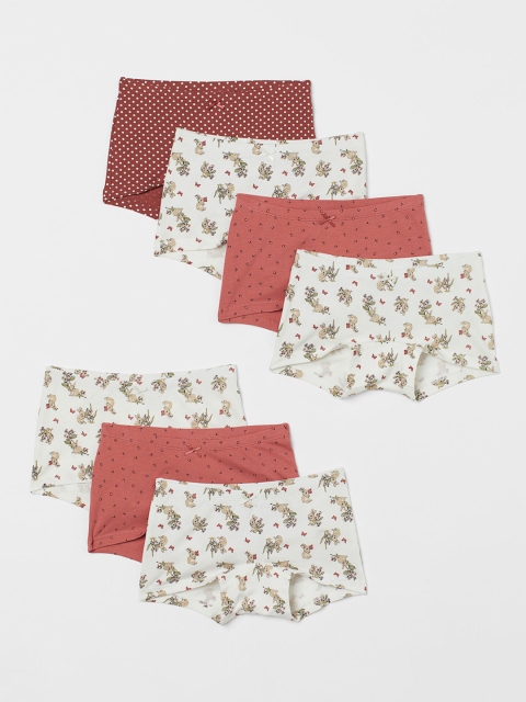 

H&M Girls Multi 7-pack Cotton Boxer Briefs