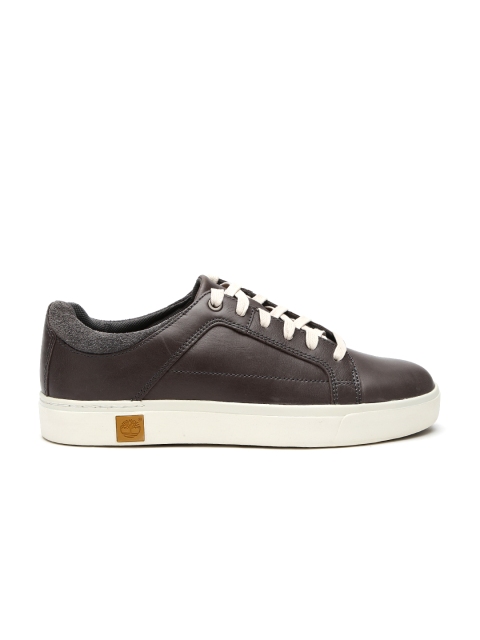 

Timberland Men Grey Solid Leather Sneakers