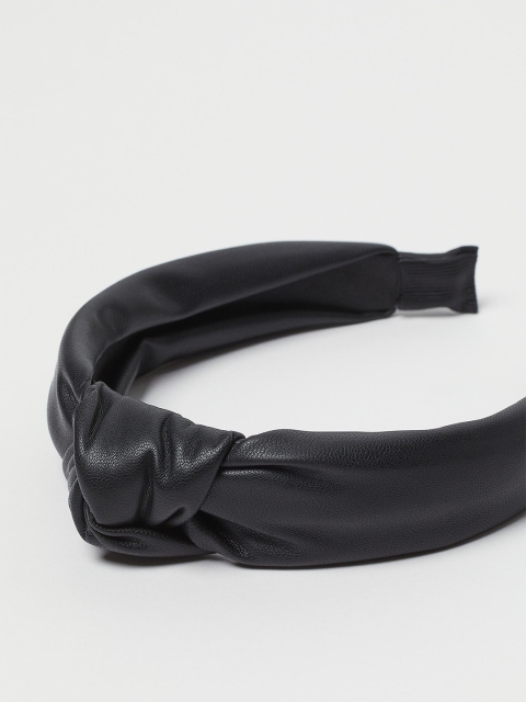 

H&M Women Black Knot-Detail Alice Hair Band