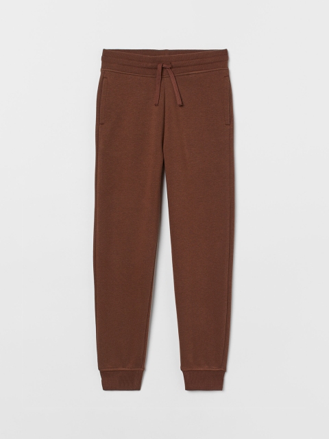 

H&M Boys Brown Brushed-Inside Joggers