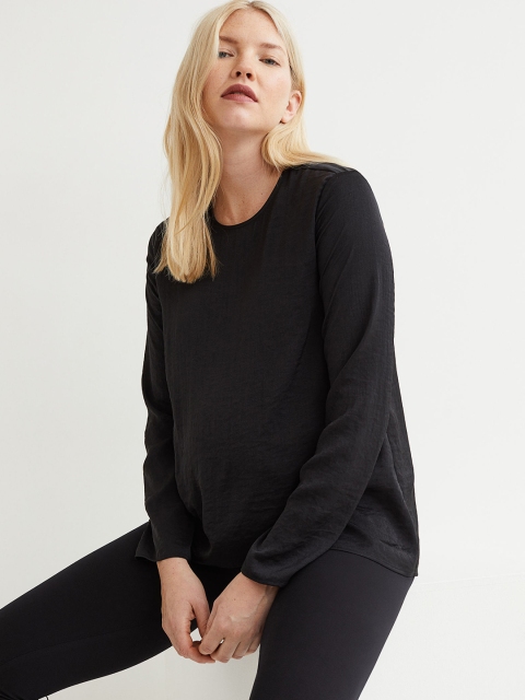

H&M Women Black Mama Nursing Blouse