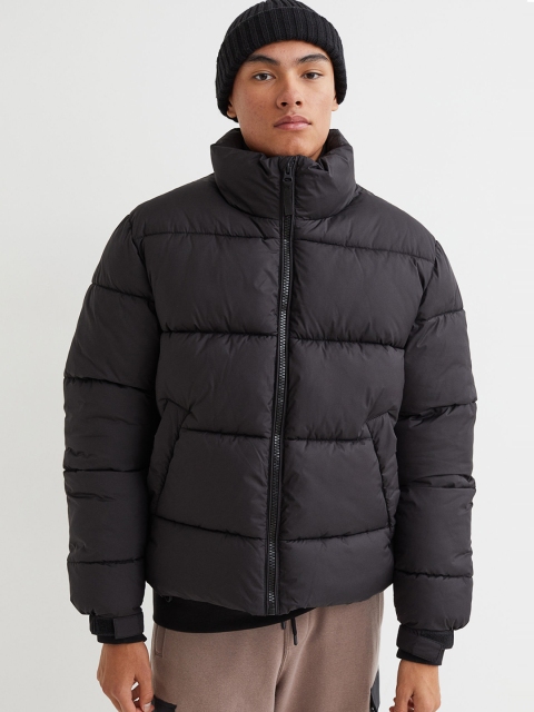 

H&M Men Black Water-Repellent Puffer Jacket