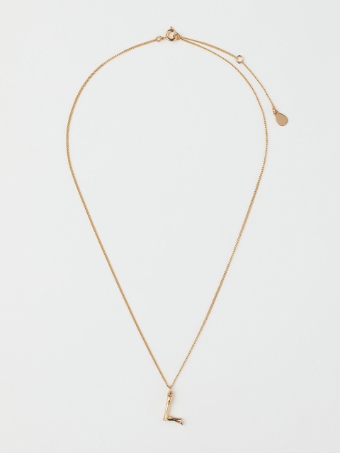 

H&M Women Gold-Plated Pendant Necklace