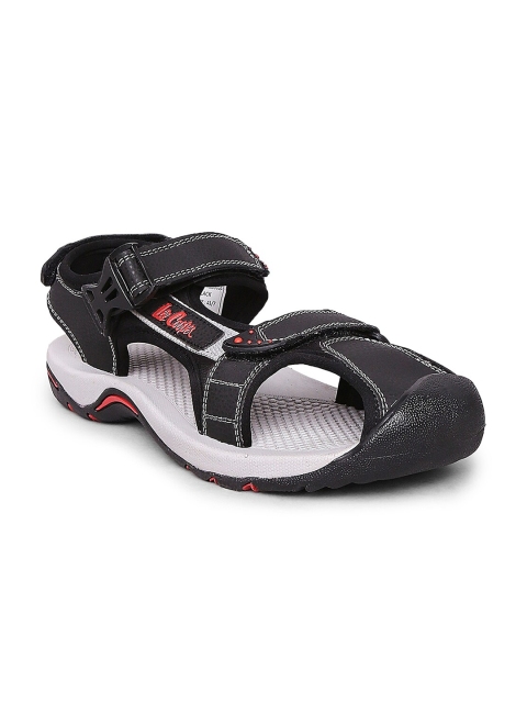 

Lee Cooper Men Black & White Sports Sandals