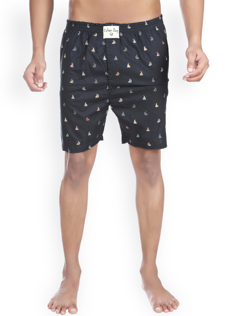 

Urban Dog Black Printed Boxers UDBX26