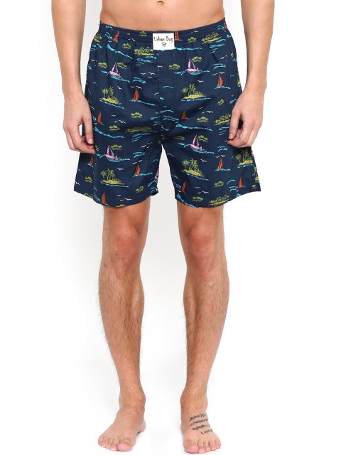 

Urban Dog Navy Printed Boxers UDBX28, Navy blue