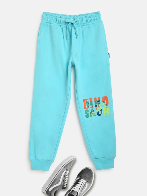 

Lil Tomatoes Boys Blue Solid Pure Cotton Joggers